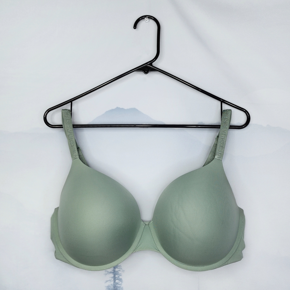 Victoria's Secret T-Shirt Push Up Full Coverage Green 40DD Bra